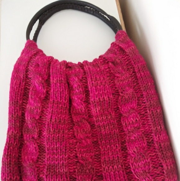 Crocheted Pink Murval Paris Bucket Handbag - Picture 3 of 7